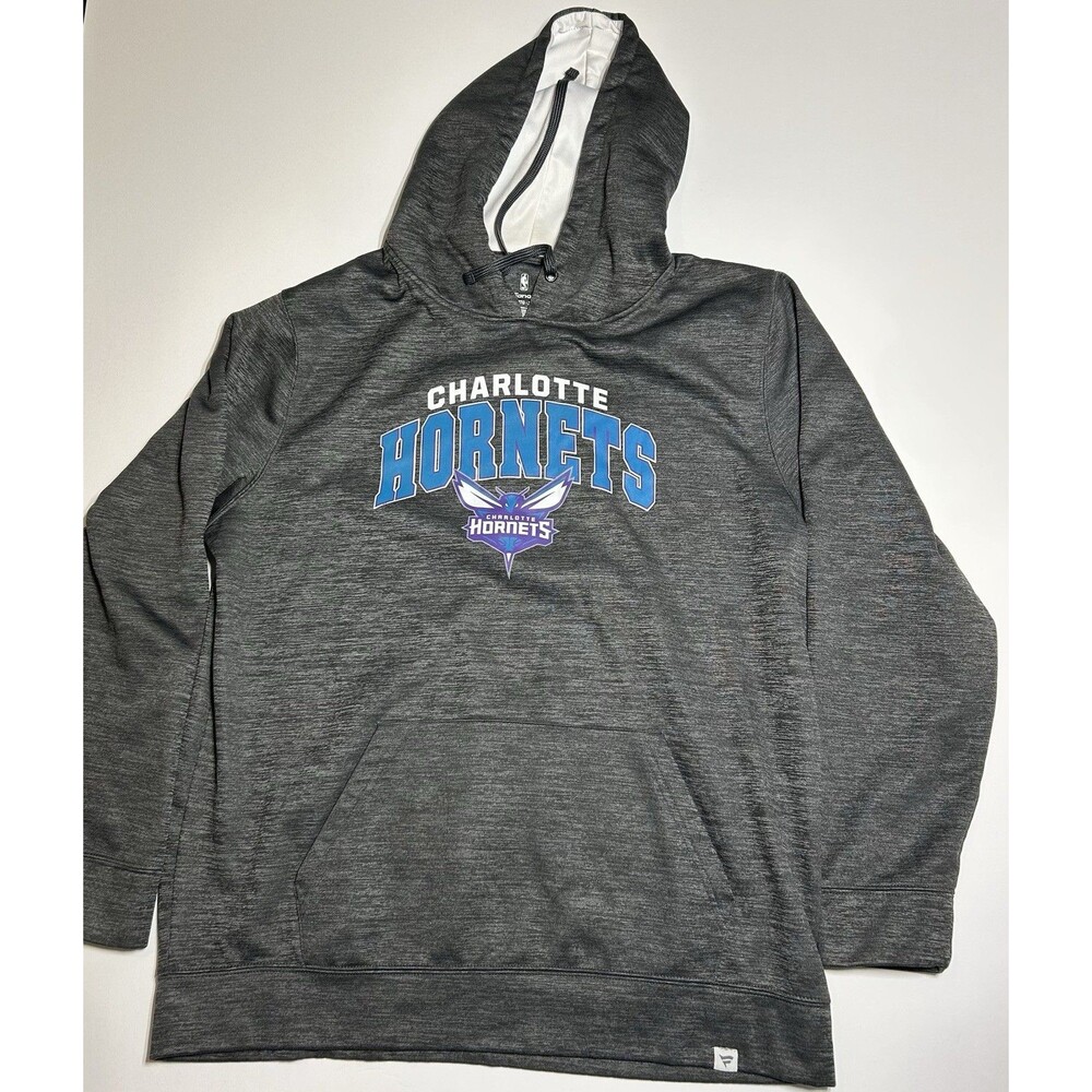 EUC!! Fanatics Charlotte Hornets NBA Basketball Hoodie Men’s Size XXL 2XL Gray